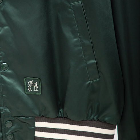 Thisisneverthat Satin Jacket Olive TN241WOWLS03 Degli Uberti